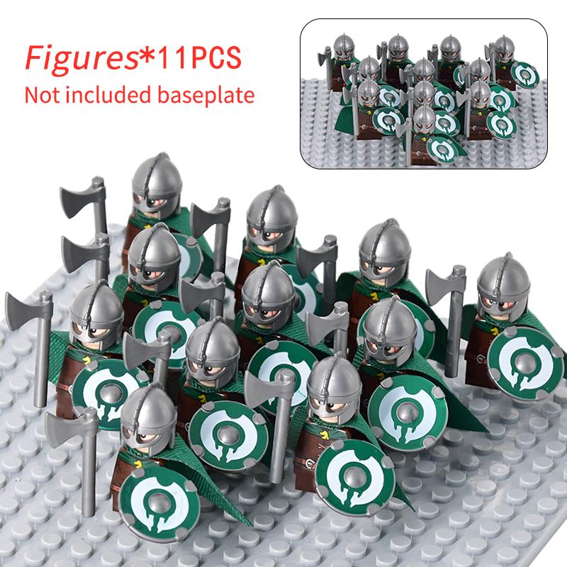 11 stücke Mittelalterlichen Elf Rohan soldaten Wache Armee der Herr der Ringe Action-figuren Mini Ziegel Puppe Montieren Bausteine MOC DIY Spielzeug für kinder geschenke von Joom DACH