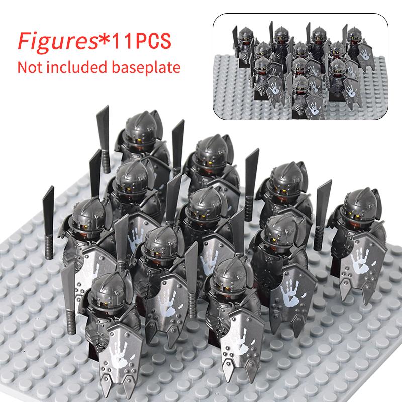 11 teile/los Film Serie Ork Uruk-hai Armee der herr der ringe Action-figuren Mini Ziegel Puppe Montieren Bausteine MOC DIY Spielzeug für kind geschenk von Joom DACH