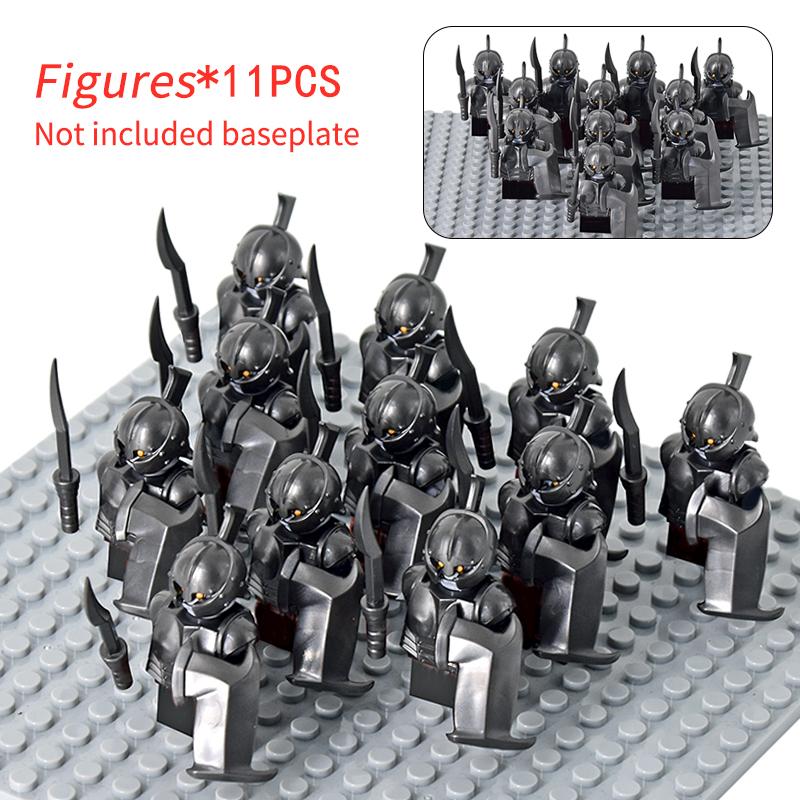 11 teile/los Film Serie Ork Uruk-hai Armee der herr der ringe Action-figuren Mini Ziegel Puppe Montieren Bausteine MOC DIY Spielzeug für kind geschenk von Joom DACH