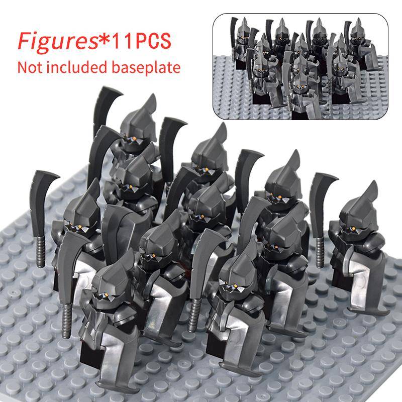 11 teile/los Film Serie Ork Uruk-hai Armee der herr der ringe Action-figuren Mini Ziegel Puppe Montieren Bausteine MOC DIY Spielzeug für kind geschenk von Joom DACH
