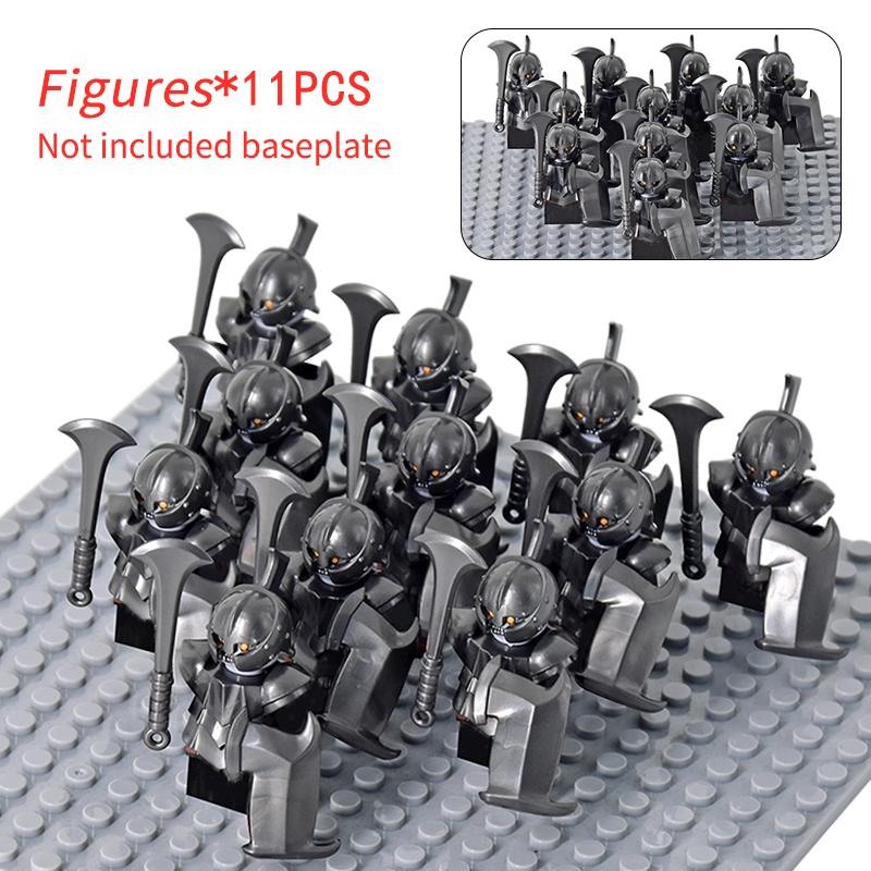 11 teile/los Film Serie Ork Uruk-hai Armee der herr der ringe Action-figuren Mini Ziegel Puppe Montieren Bausteine MOC DIY Spielzeug für kind geschenk von Joom DACH