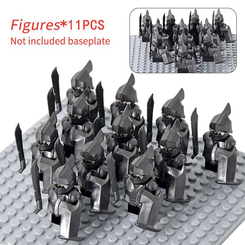 11 teile/los Film Serie Ork Uruk-hai Armee der herr der ringe Action-figuren Mini Ziegel Puppe Montieren Bausteine MOC DIY Spielzeug für kind geschenk von Joom DACH