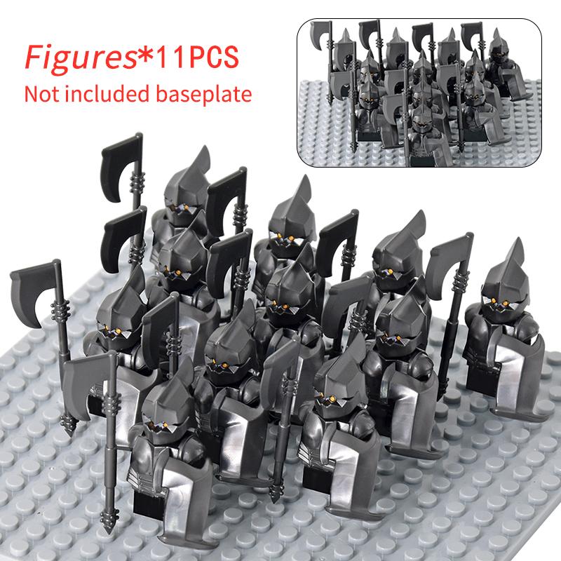 11 teile/los Film Serie Ork Uruk-hai Armee der herr der ringe Action-figuren Mini Ziegel Puppe Montieren Bausteine MOC DIY Spielzeug für kind geschenk von Joom DACH