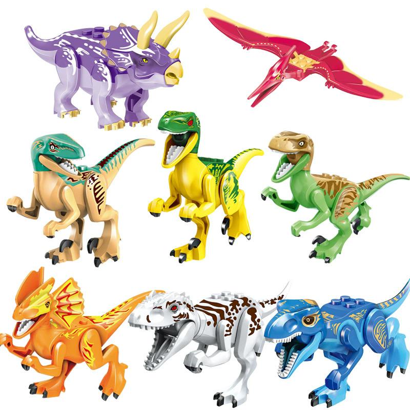 112 Stil 8 Stück/1 Set Dinosaurier Bausteine Spielzeug Steine Figuren Spielzeug Kinder Geburtstag Weihnachtsgeschenk 77021 von Joom DACH