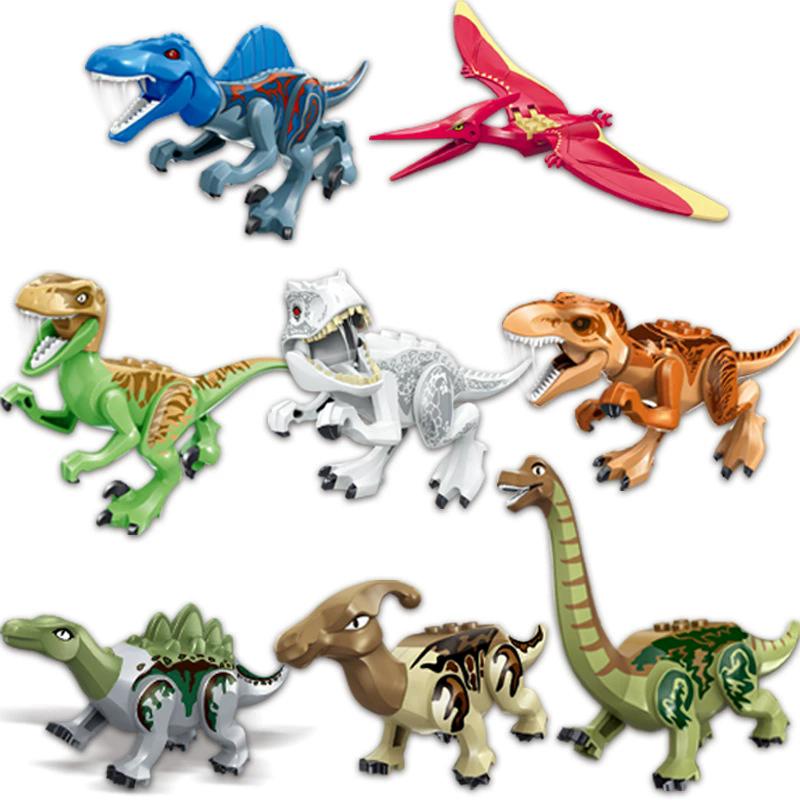 112 Stil 8 Stück/1 Set Dinosaurier Bausteine Spielzeug Steine Figuren Spielzeug Kinder Geburtstag Weihnachtsgeschenk 77037 von Joom DACH