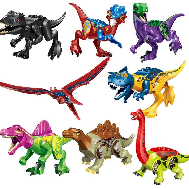 112 Stil 8 Stück/1 Set Dinosaurier Bausteine Spielzeug Steine Figuren Spielzeug Kinder Geburtstag Weihnachtsgeschenk 77070 von Joom DACH