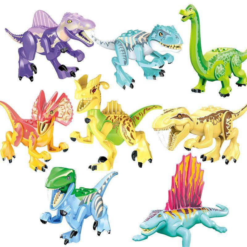 112 Stil 8 Stück/1 Set Dinosaurier Bausteine Spielzeug Steine Figuren Spielzeug Kinder Geburtstag Weihnachtsgeschenk 77086 von Joom DACH