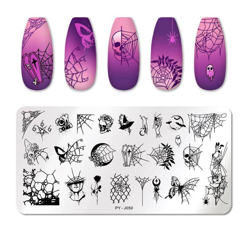 12*6cm Nail art Vorlagen Stempelplatte Design Blume Tier Glas Temperatur Spitze Stempel Vorlagen Platten Bild von Joom DACH