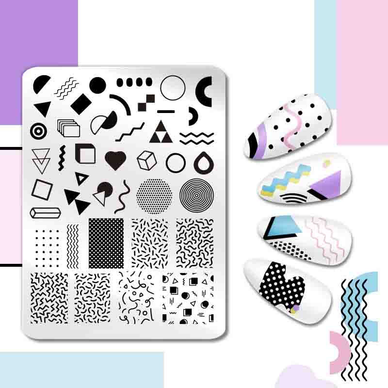 12*6cm Nail art Vorlagen Stempelplatte Design Blume Tier Glas Temperatur Spitze Stempel Vorlagen Platten Bild von Joom DACH