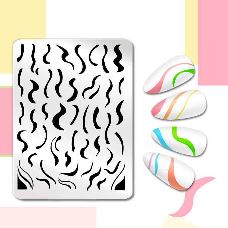 12*6cm Nail art Vorlagen Stempelplatte Design Blume Tier Glas Temperatur Spitze Stempel Vorlagen Platten Bild von Joom DACH