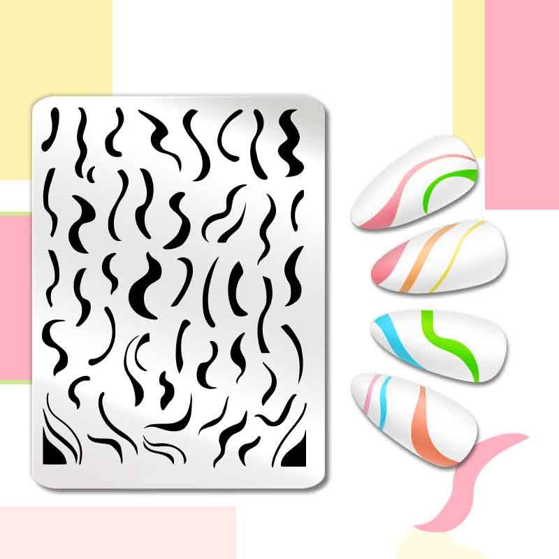 12*6cm Nail art Vorlagen Stempelplatte Design Blume Tier Glas Temperatur Spitze Stempel Vorlagen Platten Bild von Joom DACH