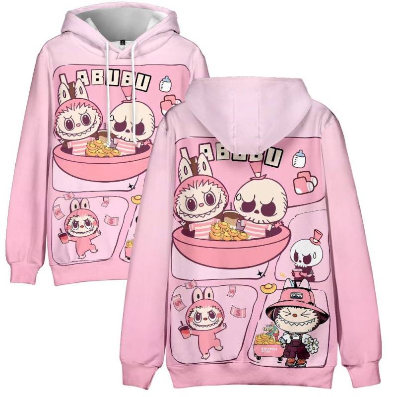 12 Farben LABUBU Bedruckte Herren Damen Hoodies Lässiger Pullover Hoodie Mode Sweatshirts Hip Hop Sweatshirt Kleidung XL rosa 12 Farben LABUBU Bedruckte Herren Damen Hoodies Lässiger Pullover Hoodie Mode Sweatshirts Hip Hop Sweatshirt Kleidung XL rosa von Joom DACH