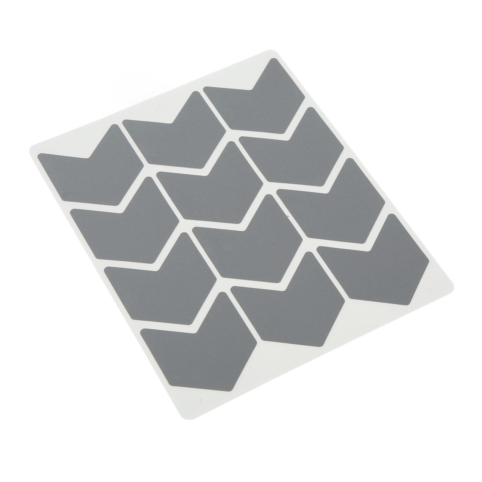 12 Stück Fahrrad Reflektierende Aufkleber Wasserdicht Einfach zu Installieren Sicherheits Radaufkleber für Straße von Joom DACH