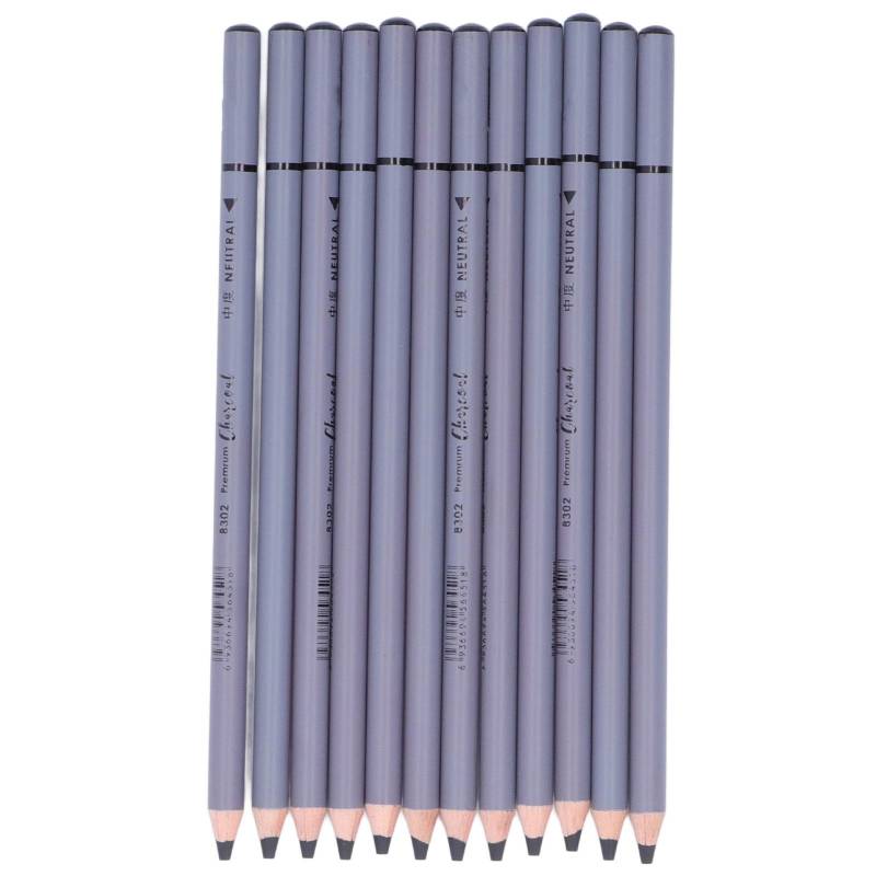 12 Stück Kohlestifte, flexibel, schreiben reibungslos, einfach zu verwenden, Kohlestifte für detaillierte Zeichnungen 12 Stück Kohlestifte, flexibel, schreiben reibungslos, einfach zu verwenden, Kohlestifte für detaillierte Zeichnungen von Joom DACH