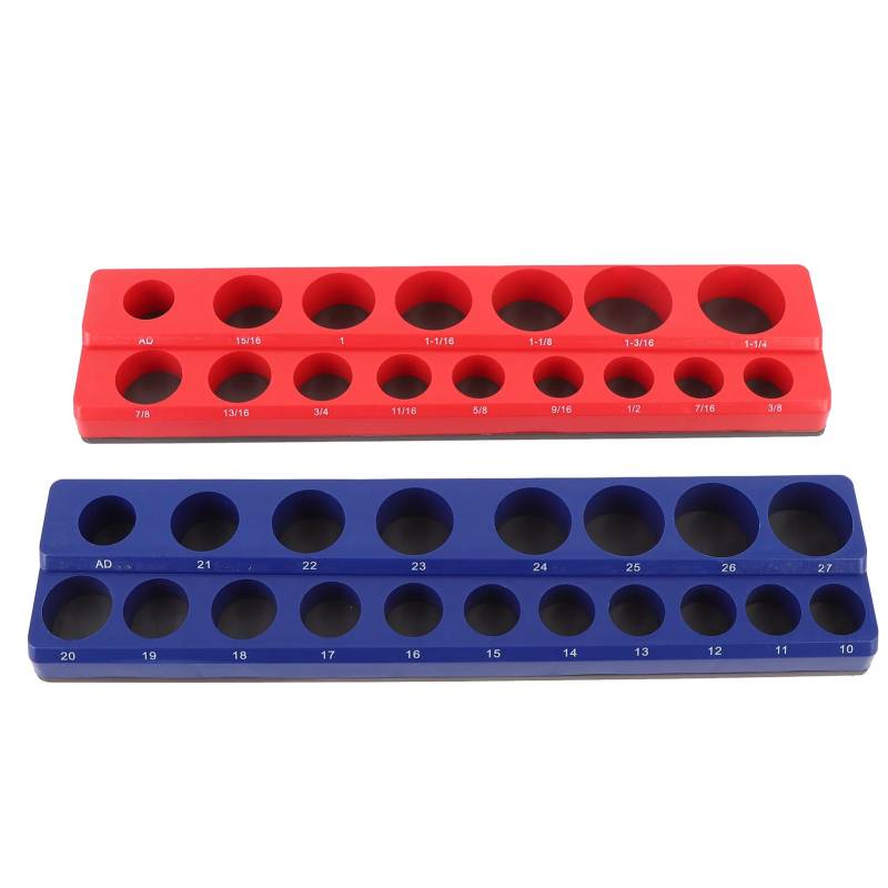 12 Zoll Antrieb Magnetischer Steckschlüssel-Organizer Starker Magnet Metrisch SAE Steckschlüsselhalter Schalen 2 Stück von Joom DACH