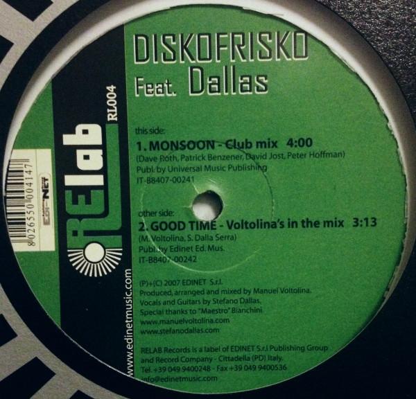 12-Zoll Schallplatte MANUEL VOLTOLINA, STEEVE DALLA SERR - Monsoon RL004 Relab Records 2007 Italien Dance & Electronica Gebraucht von Joom DACH