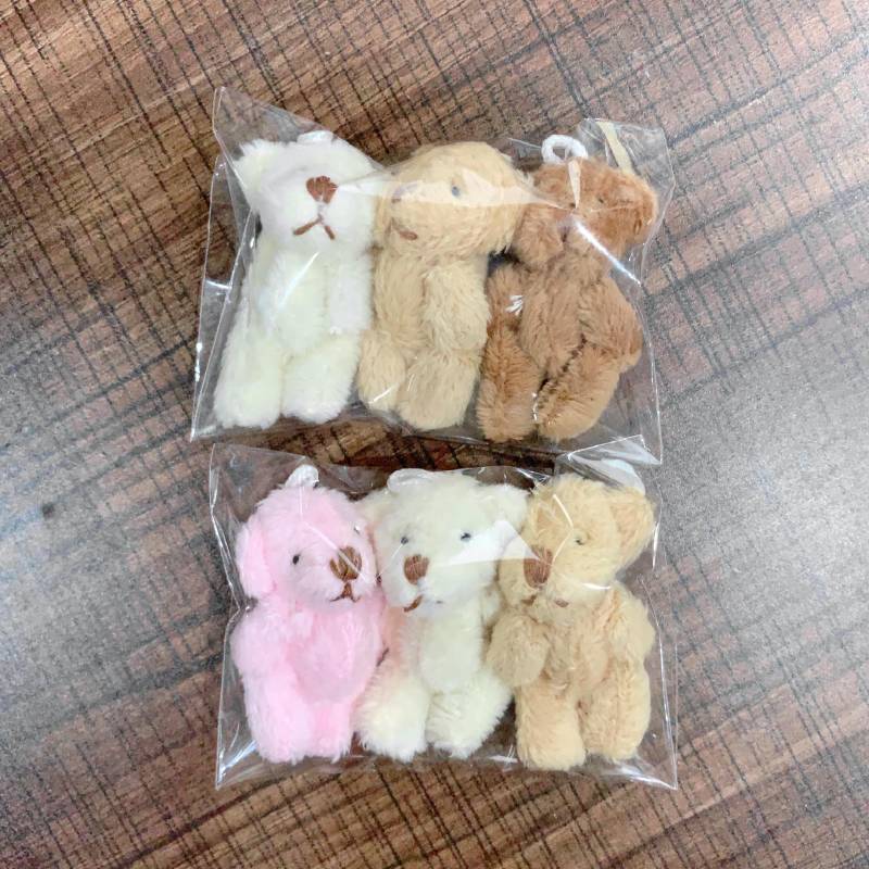 12 teile/los Bunte Gelenk Bär Puppen Mini Teddybär Plüsch Spielzeug Niedlichen Tier ausgestopften Plüsch Puppe Mädchen DIY keychain Weihnachten geschenk 6pc von Joom DACH
