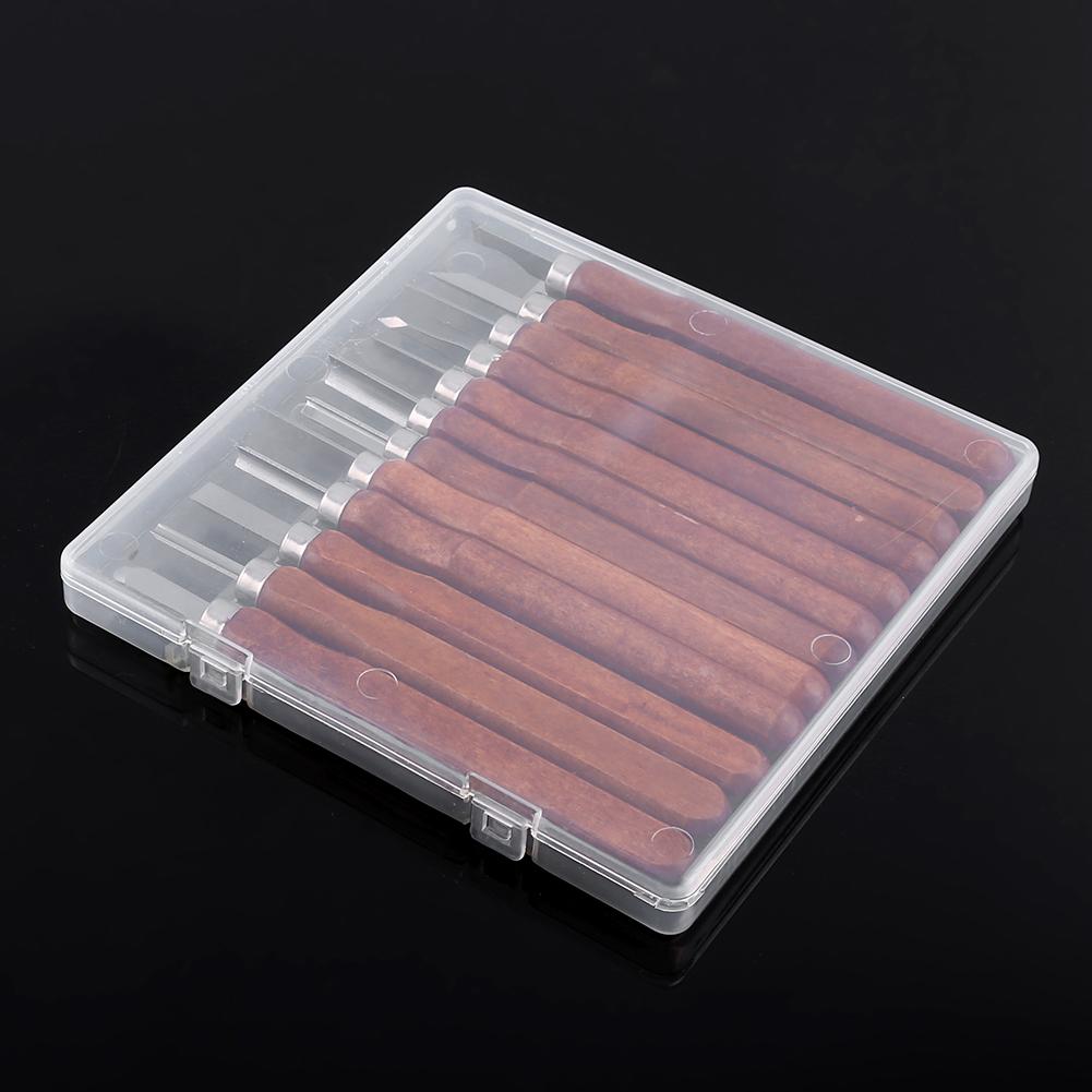 12-teiliges Holzschnitt-Messer-Set, Hand-Holzschnitzmeißel für Holzbearbeitungs-DIY-Werkzeuge von Joom DACH