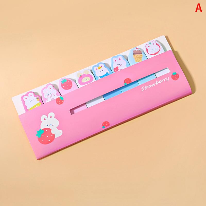 120 Blatt Kawaii-Tier-Haftnotizen, klassifizierter Index, Aufkleber, Etikett, Lesezeichen von Joom DACH