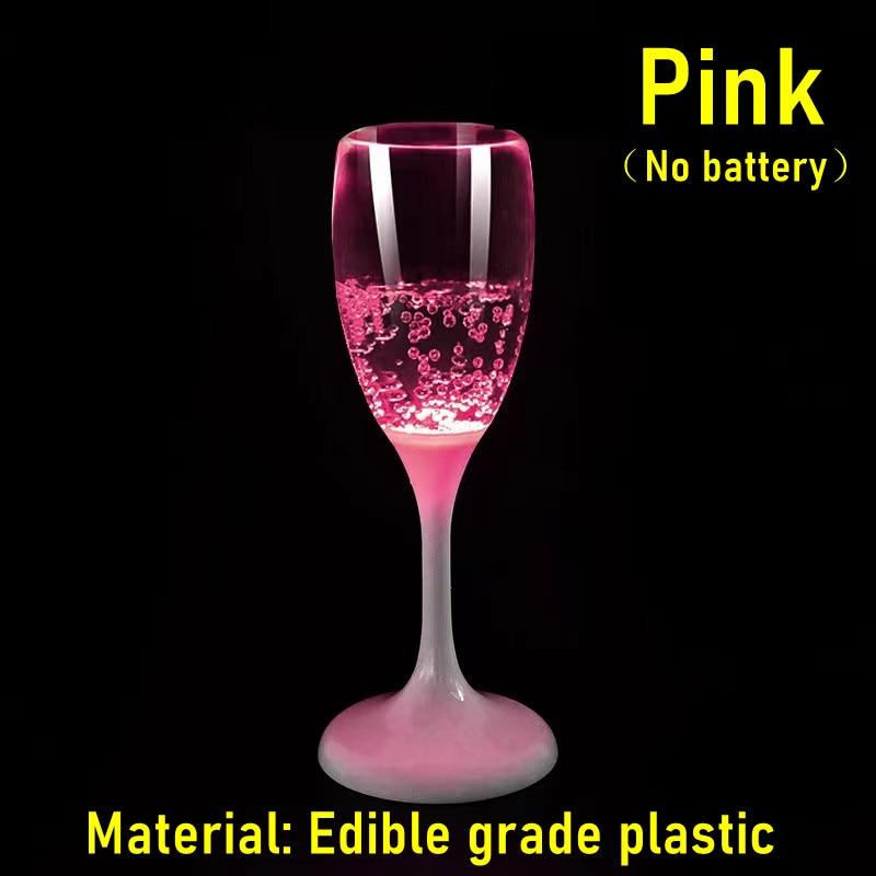 120 ml Led Leucht Becher Farbwechsel Bierkrüge Wasser Sensor Licht-emittierende Tasse für Neon Party Glow Drink Geburtstag geschenk 120ML von Joom DACH