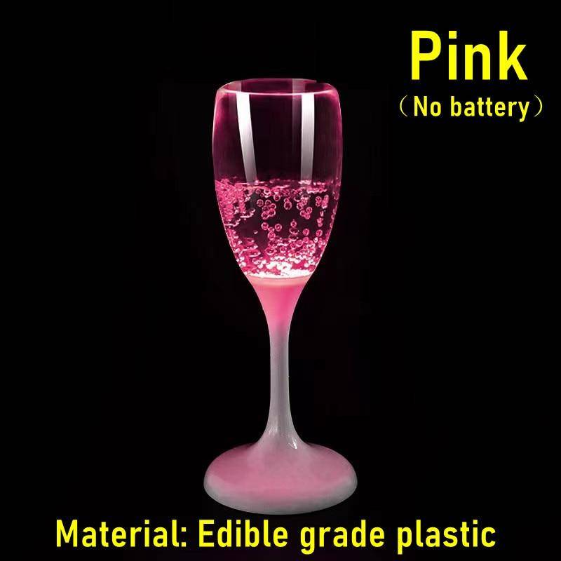 120 ml Led Leucht Becher Farbwechsel Bierkrüge Wasser Sensor Licht-emittierende Tasse für Neon Party Glow Drink Geburtstag geschenk 120ML von Joom DACH