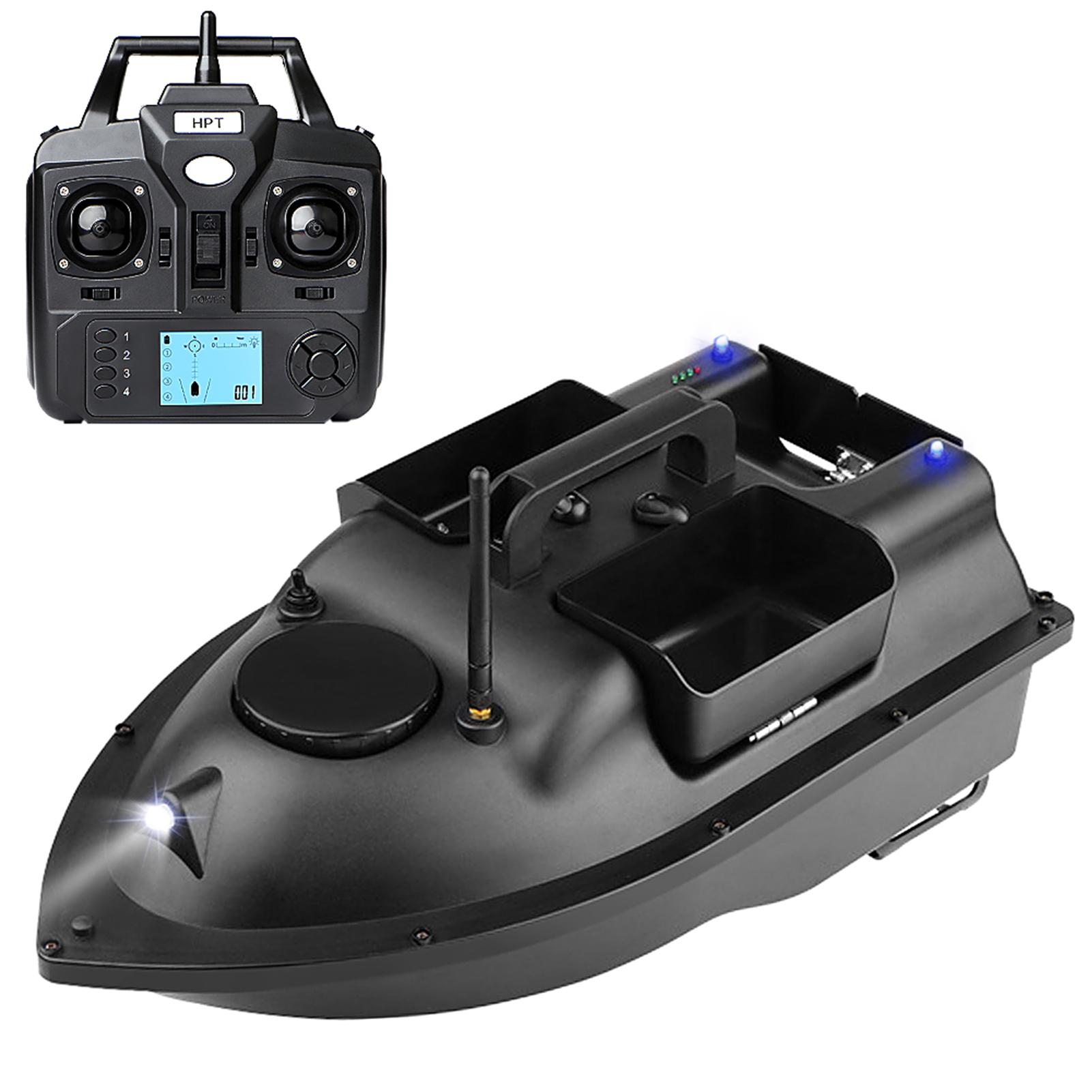 12000 mAh GPS-Angelköderboot mit 3 Köderbehältern. Kabelloses Köderboot mit automatischer Rückkehr EU Plug von Joom DACH