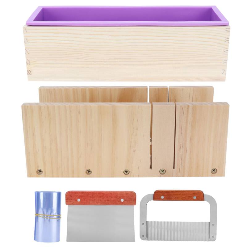 1200ml Seifenform Holz Kuchen Brot Schneider DIY Brotform Set für Seife Kuchen Herstellungsbedarf von Joom DACH