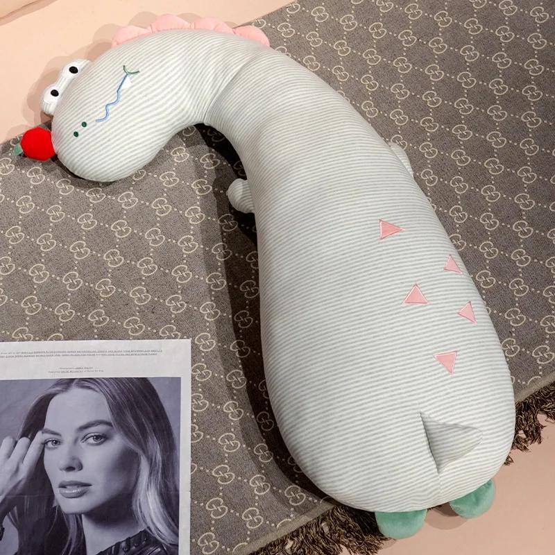 120CM Groß Lang Niedlich Dinosaurier Hund Plüschtier Weich Cartoon Tier Krokodil Plüschpuppe Freund Kissen Kind Mädchen Geburtstagsgeschenk 150CM von Joom DACH