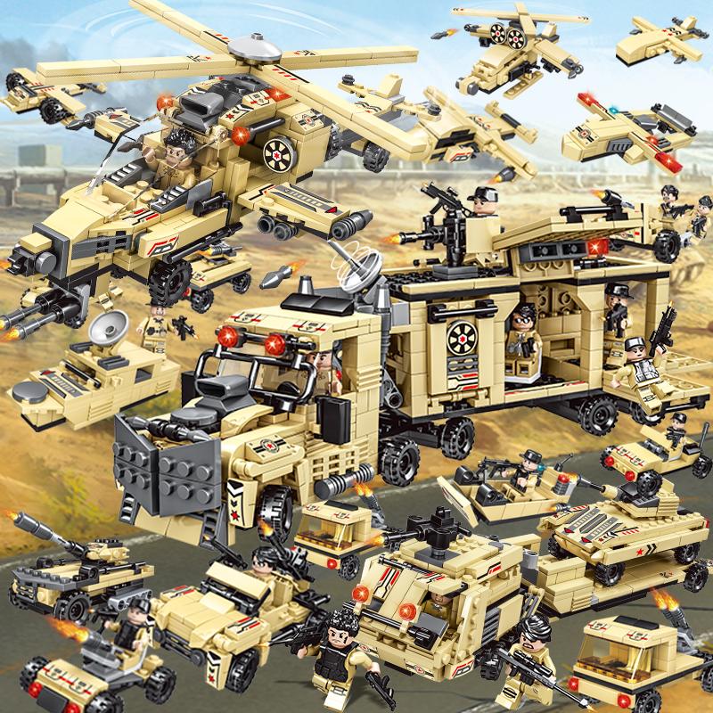 1256 Stücke Polizeistation Bausteine Spielzeug für Jungen Lernspielzeug für Kinder ab 6 Jahren Kinder Geschenke Border Guard-723Pcs von Joom DACH