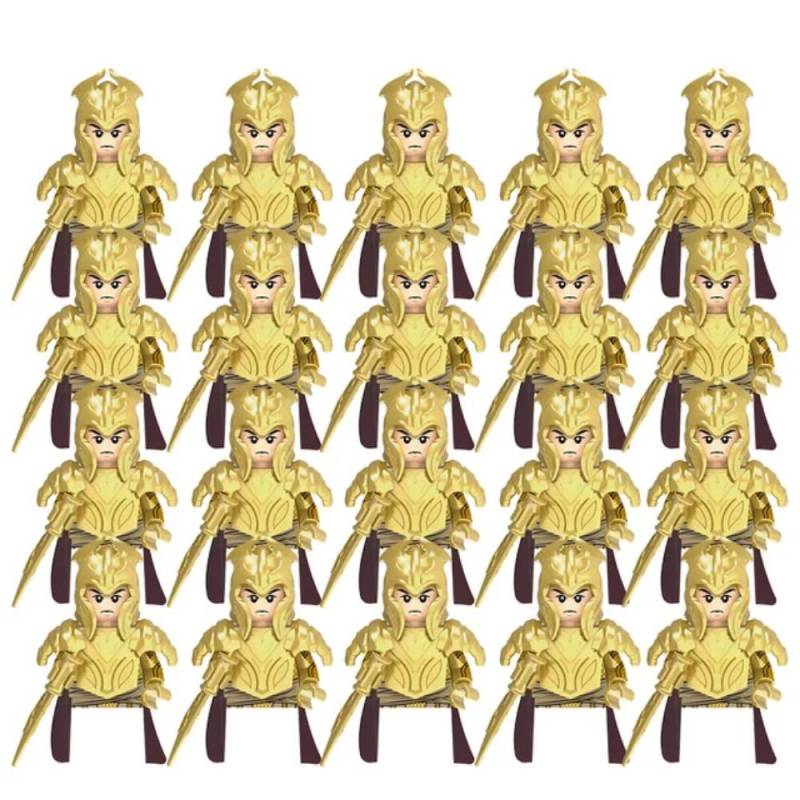 12CM 20 Stück Mittelalterliche Militär Herr der Elfengarde Armee Orks Zwerge Krieger Die Ringe Kinder Mini Zusammengebaut Baustein Figuren von Joom DACH