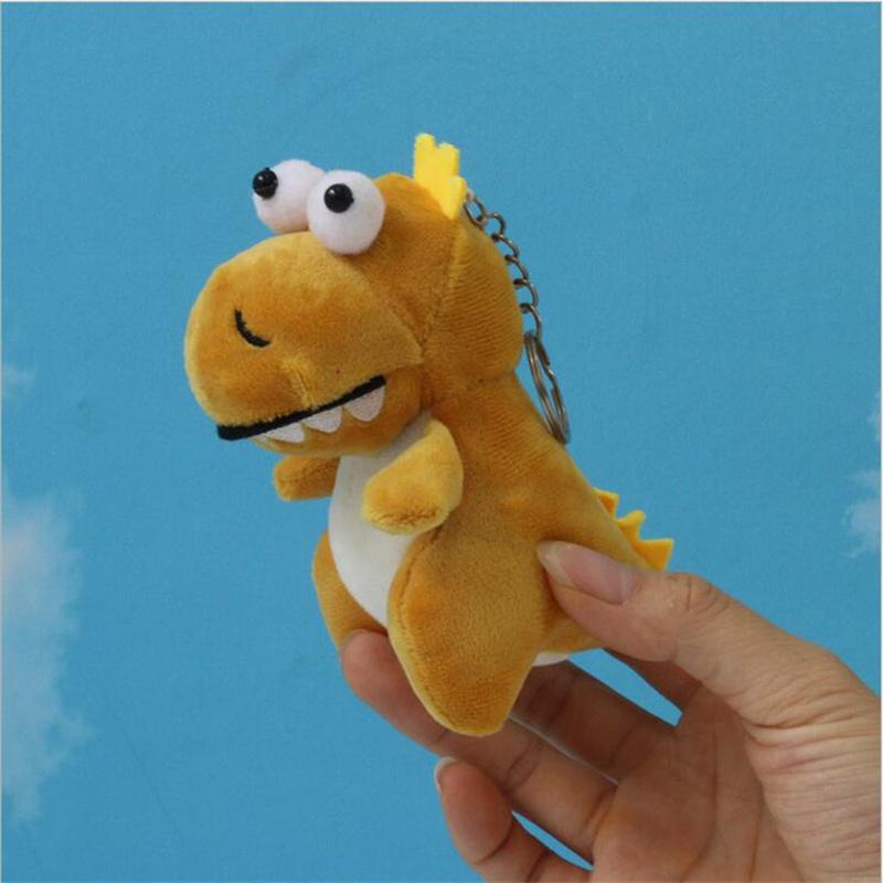 12Cm Kleine Dinosaurier Plüsch Spielzeug Puppe Stofftier Ornament Anhänger Tasche Auto Schlüssel Kette Zubehör Geschenk Mädchen von Joom DACH