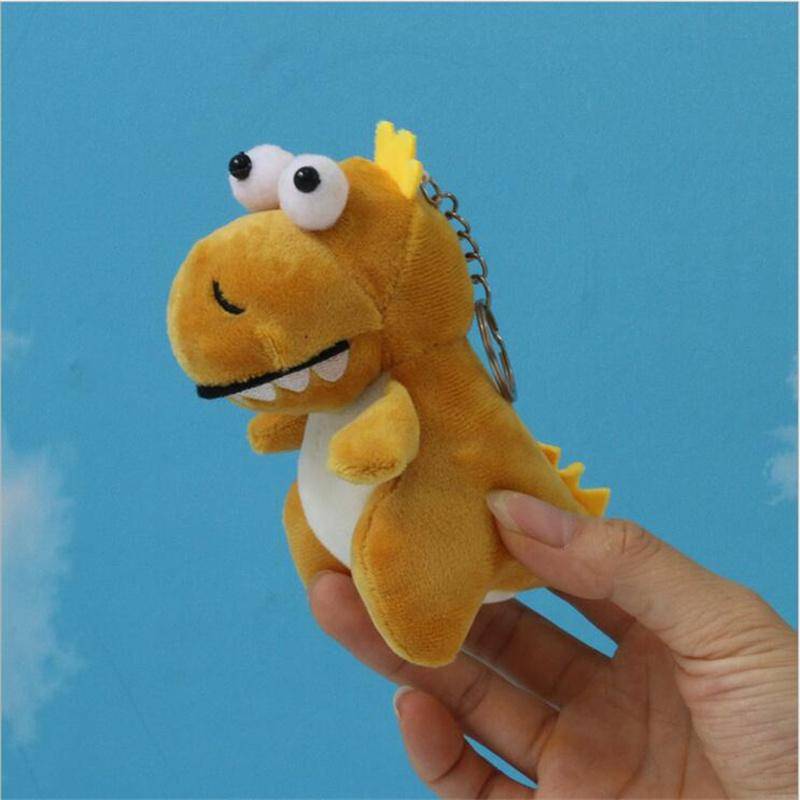 12Cm Kleine Dinosaurier Plüsch Spielzeug Puppe Stofftier Ornament Anhänger Tasche Auto Schlüssel Kette Zubehör Geschenk Mädchen von Joom DACH