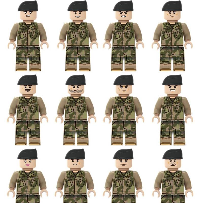 12PCS 8107 Air Assault Division Kleine Pellet Militär Puppe kinder Bausteine von Joom DACH