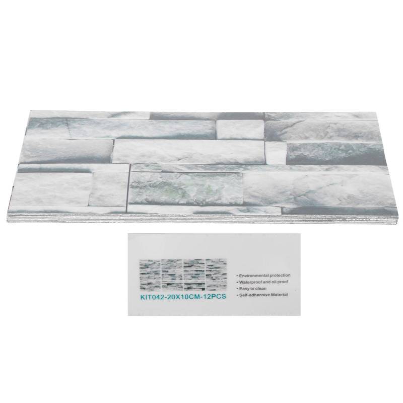 12Pcs PVC Fliesen Aufkleber Wasserdicht Self Adhesive Bad Küche Wohnzimmer Decor Boden 12Pcs PVC Fliesen Aufkleber Wasserdicht Self Adhesive Bad Küche Wohnzimmer Decor Boden von Joom DACH