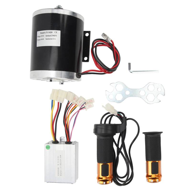 12V 500W Elektromotor mit 2500RPM High Speed Controller Gasgriff Elektro-Fahrrad-Umbau von Joom DACH