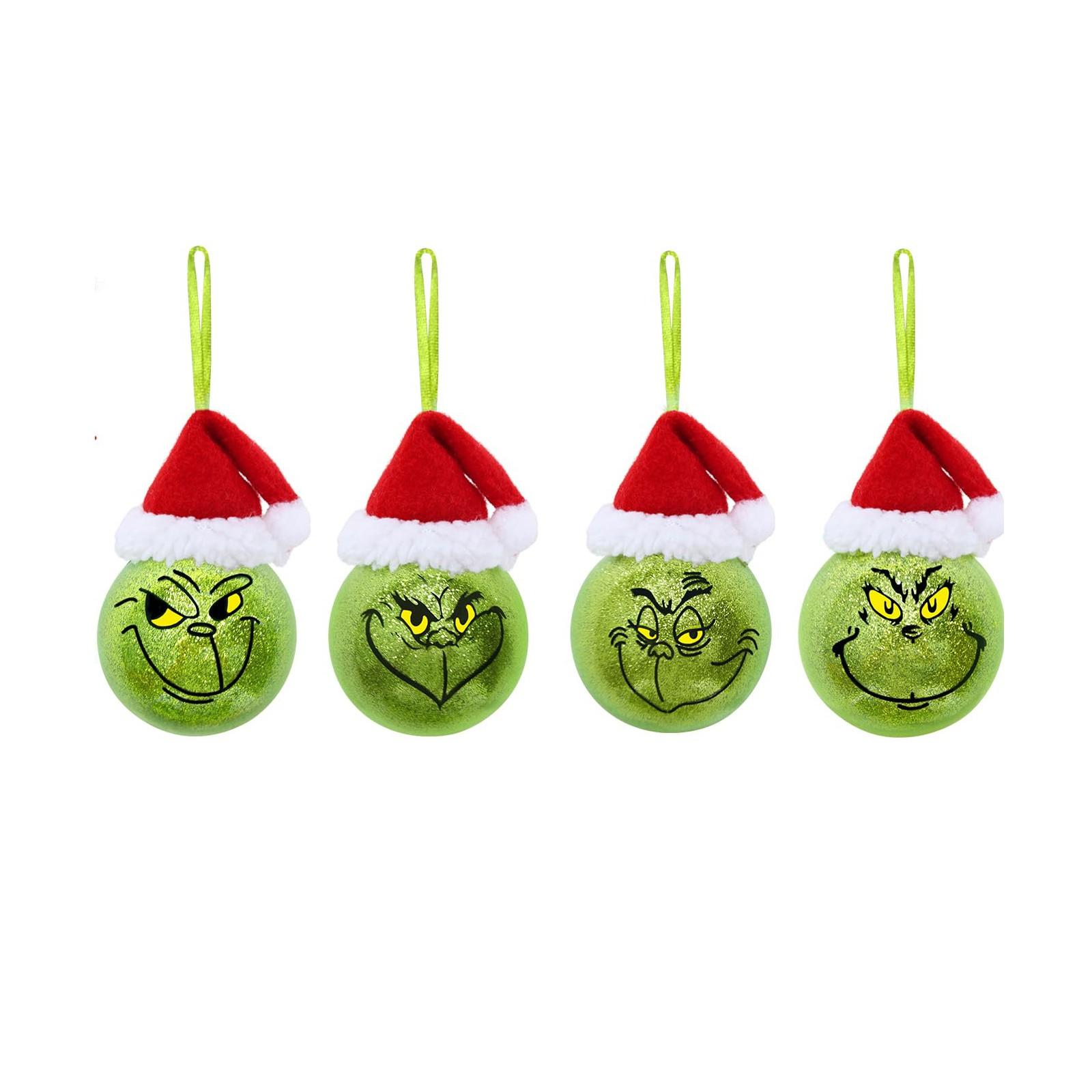 12er-Pack Weihnachtsdekoration Christbaumschmuck mit grünen Haaren, süße Dekorationsrequisiten One Size von Joom DACH
