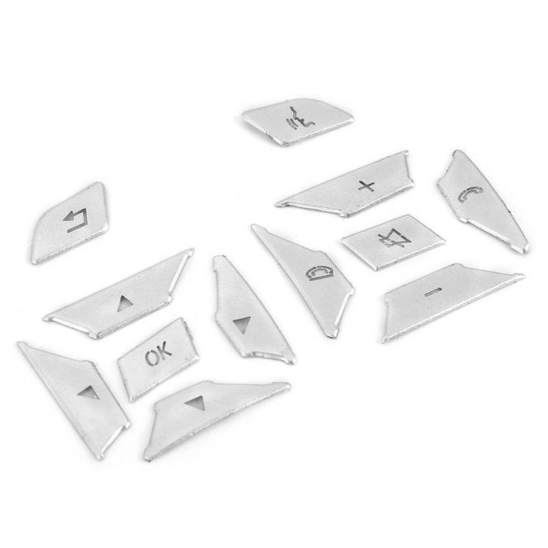 12pcsSet Auto Lenkrad Knopf Patch Schutz Trim Fit für Mercedes Benz W204 W212 W117 von Joom DACH