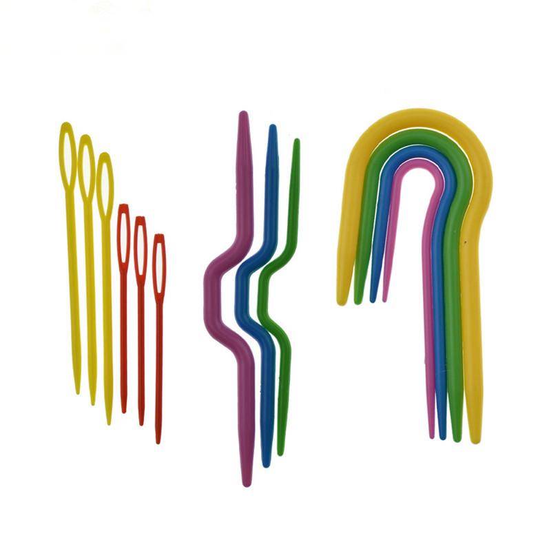 13/20/53-teiliges hochwertiges Kunststoff-Häkelnadel-Set für Strickgarn, Webart, Stricknadel-Clip, Marker-Werkzeug-Set 2 von Joom DACH