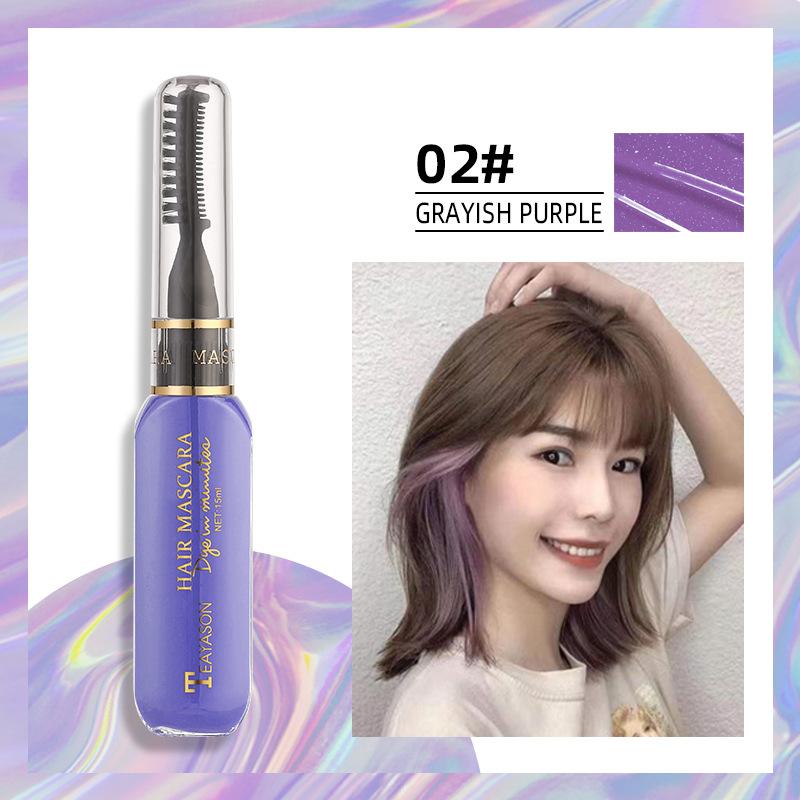 13 Farben temporäre Haar-Mascara, sofortige Haarfarbe D-ye, tolles Geschenk für Mädchen, Frauen, temporäre Haarfarbe, Kreide, 15 ml 02# 13 Farben temporäre Haar-Mascara, sofortige Haarfarbe D-ye, tolles Geschenk für Mädchen, Frauen, temporäre Haarfarbe, Kreide, 15 ml 02# von Joom DACH