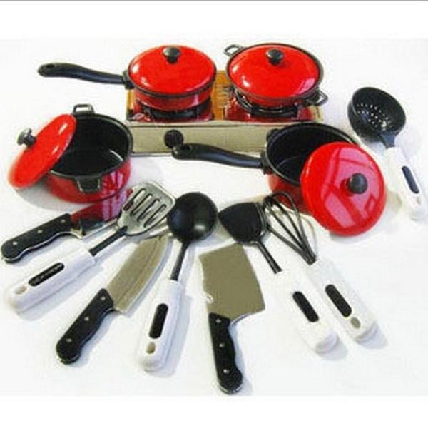 13 Sets rotes Besteck, Babyanzug, Kinderspielküche, Funktion, Kochutensilien, Lernspielzeug für Kinder 13 Sets rotes Besteck, Babyanzug, Kinderspielküche, Funktion, Kochutensilien, Lernspielzeug für Kinder von Joom DACH