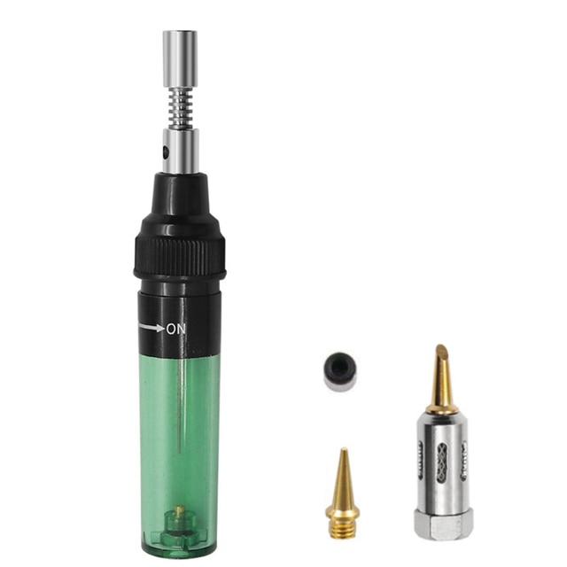 1300 Celsius Butan 4 IN 1 Tragbare Gas Lötkolben Gas Lötlampe Pistole Drahtlose Heizung Werkzeug Blow Pen Fackel schweißen Werkzeuge 4 IN 1 von Joom DACH