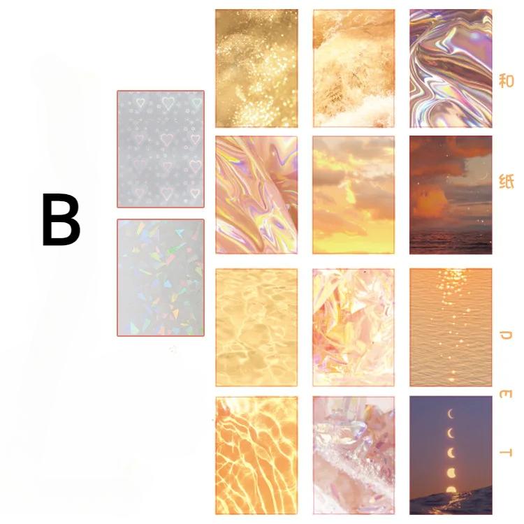 14 Teile/satz Starry Night Serie Material Aufkleber Handbuch Dekorative Collage DIY Sammelalbum Planer Journal Aufkleber gold von Joom DACH