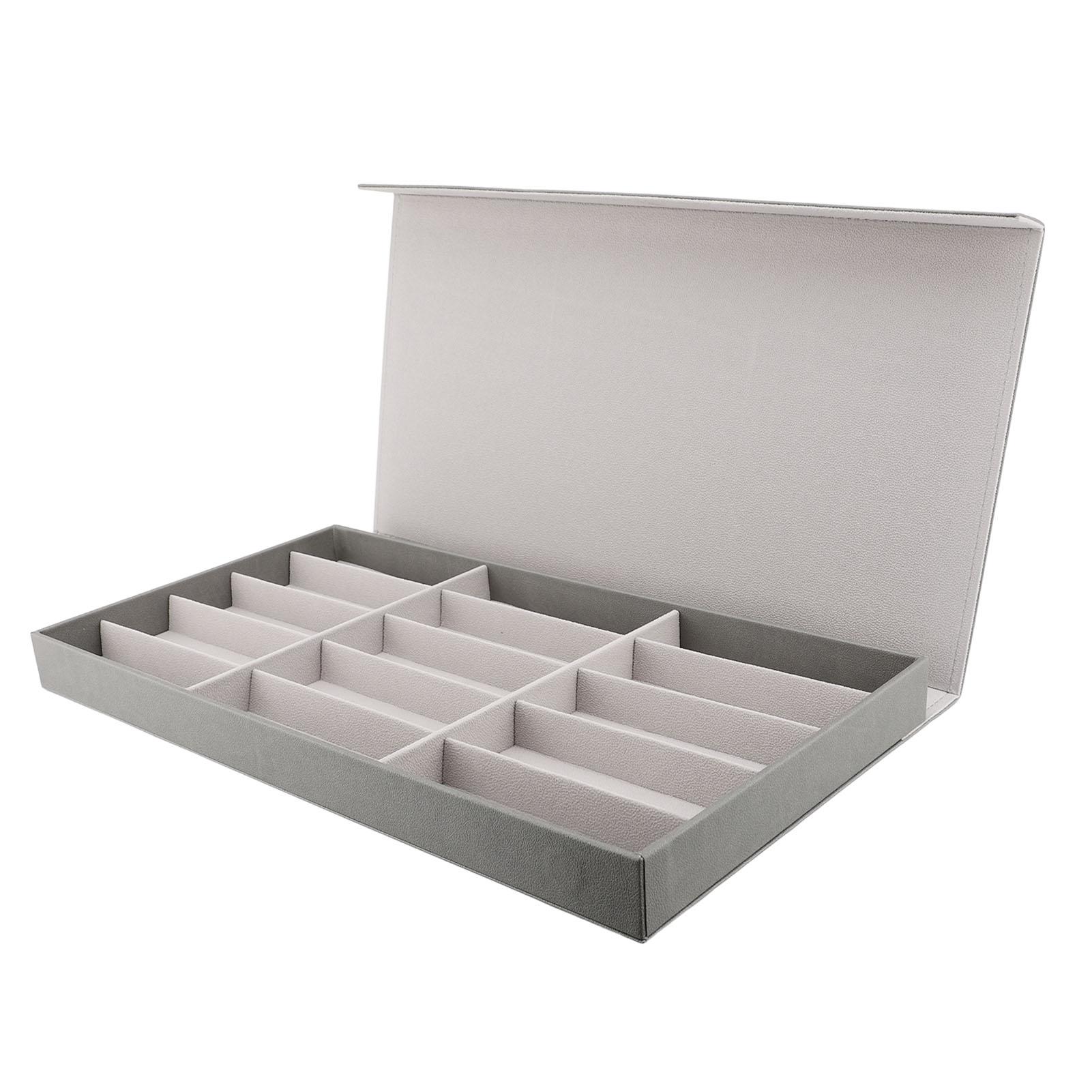 15 Fächer Sonnenbrillen Organizer Multifunktionale Schmuckschatulle Großer Raum Mehrfache Brillenetui Box für von Joom DACH