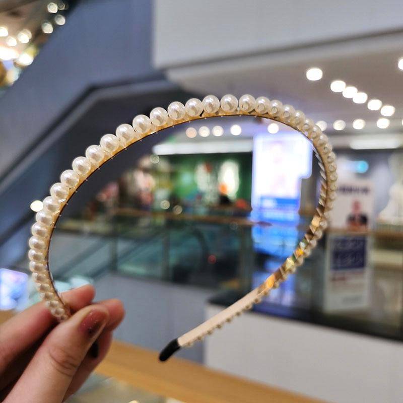 15 Stile Luxus große Perlen Haarbänder Frauen Bogen Sonnenblume Haarreifen Mädchen Haarschmuck Modeschmuck Stirnband 8 von Joom DACH