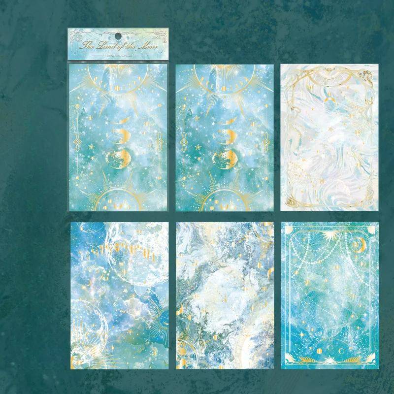 15 Stück INS Dreamy Sky Theme Material Papier DIY Tagebuch Album Hintergrund Dekorative Karte Papier Handgemachte Bastelbedarf von Joom DACH