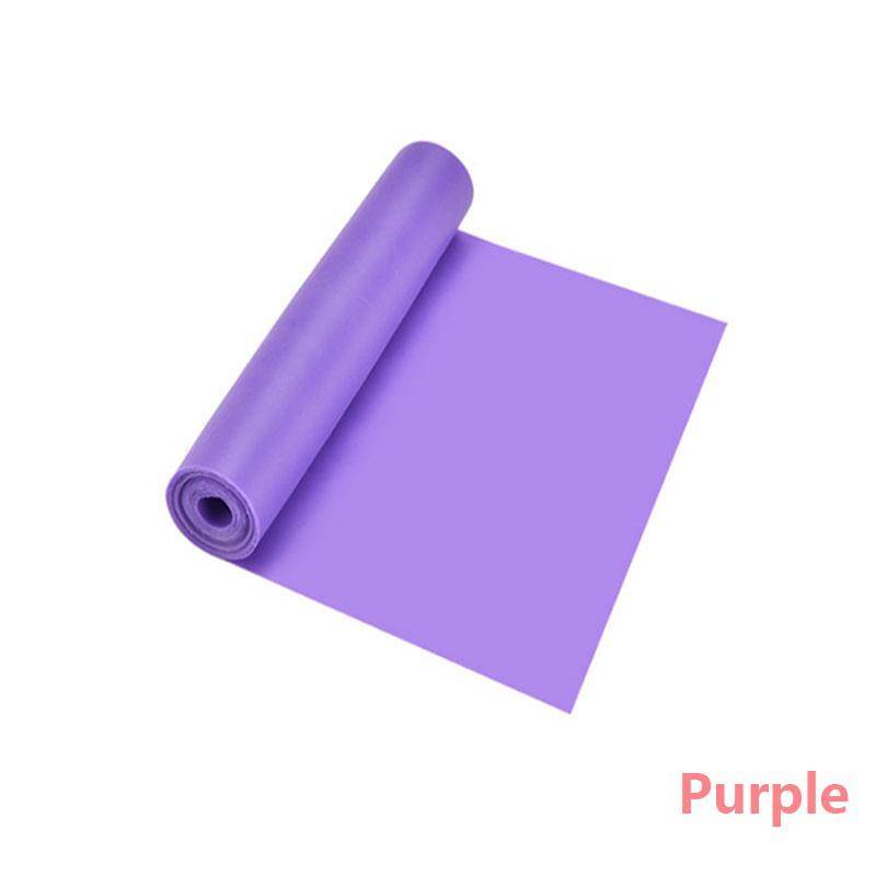 150 * 15 cm / 500 * 50 * 0,5 mm Yoga-Gummiband Bodybuilding-Verlängerungsseil Fitnessstudio-Zubehör 150cm*15cm violett von Joom DACH