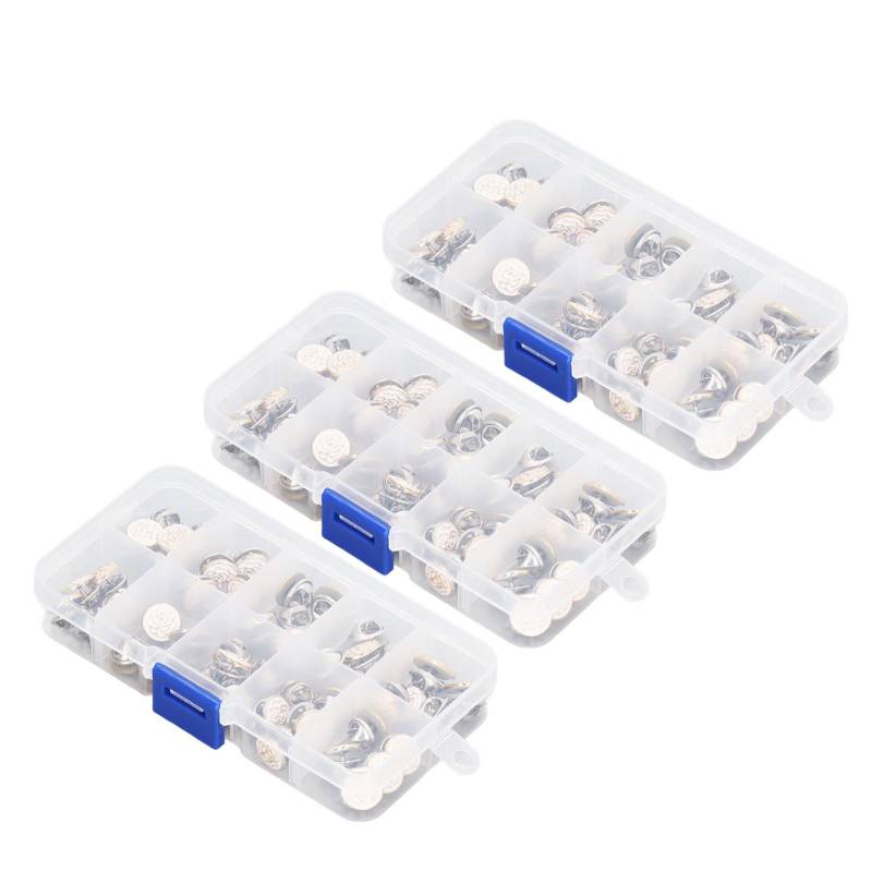 150 Stück Nähfreie Knöpfe Eleganter Rosenstil Langlebiges Plastik Metall Abnehmbare Überdeckknöpfe für von Joom DACH