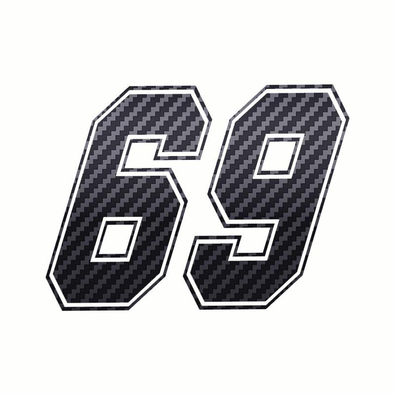 15x10cm 3D Nummer 69 Vinyl Lustige Aufkleber auf Motorrad Auto Styling Kunst Auto Aufkleber Aufkleber Fenster Dekoration Aufkleber Reflektierende 2pcs von Joom DACH