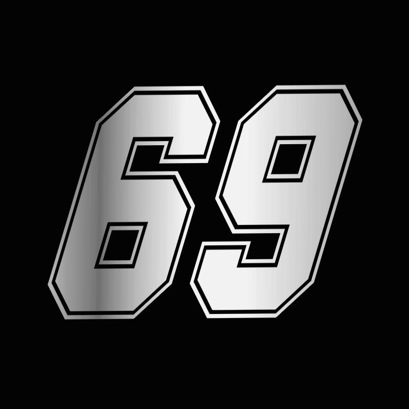 15x10cm 3D Nummer 69 Vinyl Lustige Aufkleber auf Motorrad Auto Styling Kunst Auto Aufkleber Aufkleber Fenster Dekoration Aufkleber Reflektierende 2pcs von Joom DACH