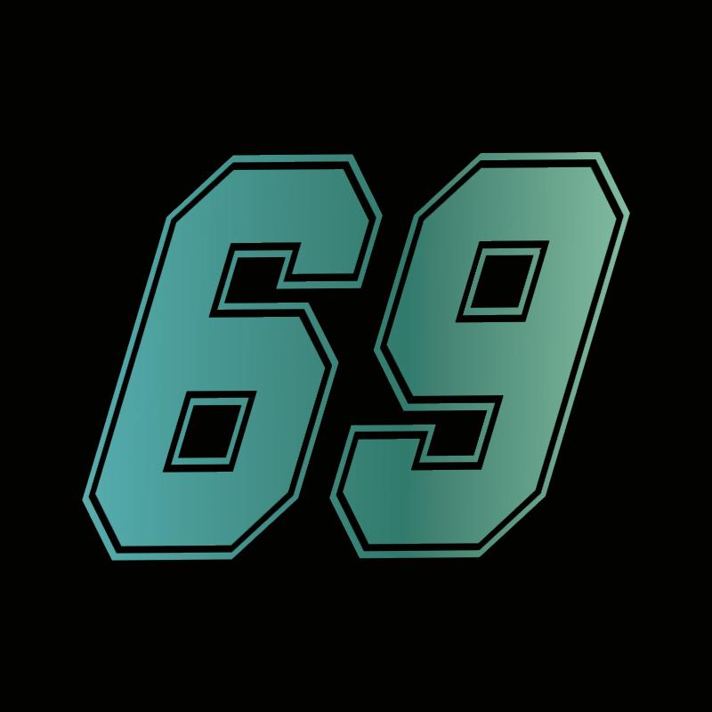 15x10cm 3D Nummer 69 Vinyl Lustige Aufkleber auf Motorrad Auto Styling Kunst Auto Aufkleber Aufkleber Fenster Dekoration Aufkleber Reflektierende 2pcs von Joom DACH